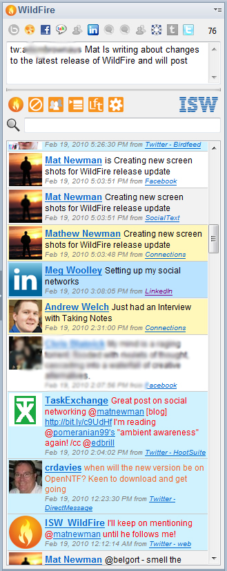 Image:If you use Notes, and you’re into Social Networking you HAVE to check out WildFire 1.3