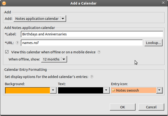 Add Birthdays and Anniversaries to your Lotus Notes Calendar